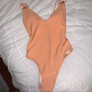 orange pacsun one piece